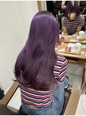 韓国カラー ダブルカラー チェリーラベンダー