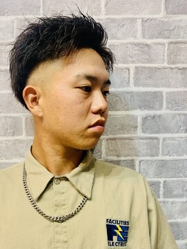 サロンドクロエ(Salon de Chloe) お洒落スキンフェード××ツイストスパイラルパーマ/倉敷/メンズ