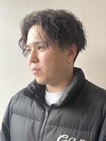 ラフ バイ マグ 南松本(R.A.F. by Mag)&nbsp;刈り上げセンターパートツイストスパイラルパーマメンズカット