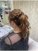 crop es湘南辻堂　yuuka☆結婚式参列　ふわっとポニーテール