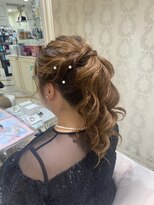 クロップ エス 湘南辻堂(crop es) crop es湘南辻堂 yuuka☆結婚式参列 ふわっとポニーテール