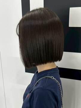 ブレス ヘアデザイン(BLESS hair design) 静岡ショートカット白髪染め切りっぱなしボブ大人ショートボブ