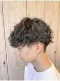 波打ちスパイラルパーマ