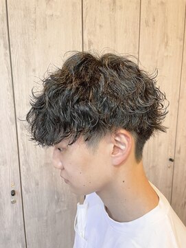 ヘアーリゾートノーブル(Hair Resort Noble) 【波巻きスパイラルパーマ】マッシュ