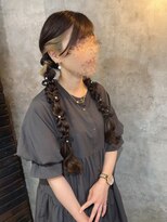 アイビーヘアー(iB HAiR)&nbsp;ツイン編みおろし