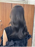 透明感グレージュ