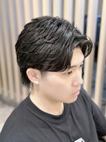 ハレ ヘアサロン(Hale hair salon)&nbsp;Haleブルーブラックフェザーパーマサーフカールニュアンスパーマ