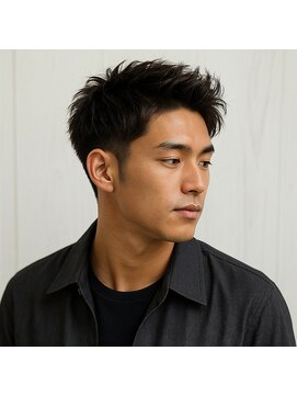 スープレックス ヘアーデザイン(SOUPREX HAIR DESIGN) 大人メンズ アップバンクショート 20代 30代 40代 50代 60代