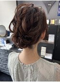 似合わせヘアセット/シニヨン/大人可愛い