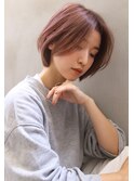 【ROSE】大人ショート＿ショートボブ＿ピンクカラー
