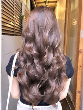 チョビー(Chobii) 表参道 コテ巻き風パーマ デジタルパーマ ココアベージュ 韓国風