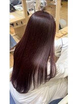 バイオレット 栄店(Violet) チェリーレッド ブリーチなしダブルカラー IC-30