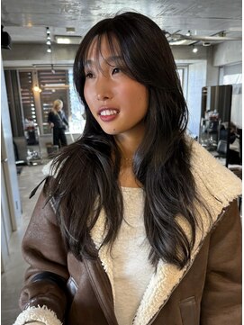 海外風レイヤーカット/重めレイヤーカット/バタフライカット