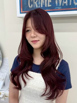 シェノン サントル(CHAINON CENTRE) 梅田/黒髪/クラゲヘアー/オリーブグレー/小顔/ココアベージュ