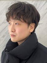 アイウィル(Ai WilL)&nbsp;メンズカラー アッシュブラウン ニュアンスパーマ 20代