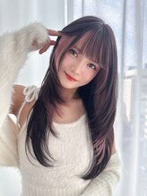 モナ 髪質改善(MONA)&nbsp;【MONA】ロングレイヤー/インナーカラー/髪質改善/ラテカラー