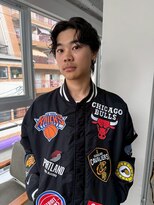 PARKiiiNG 心斎橋　ブリーチ/ダブルカラー/パーマ/メンズ【パーキング】&nbsp;ニュアンスパーマ