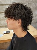 MEN’S HAIR/波巻きツイストスパイラル/リバースセンターパート
