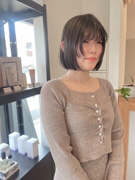 フレイムス ヘアアンドリラックス 吉川店(Frames hair&relax) イルミナカラーでオリーブグレージュ