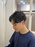 【赤坂指名限定】メンズカット+ナチュラルパーマ(ニュアンス/フェザーパーマ)