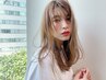 【3・4回目以降塚本以外】小顔カット×透明感カラー×トリートメント￥23650～