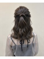 ムード(mood)&nbsp;ヘアセット/ハーフアップ/結婚式ヘアセット/巻きセット
