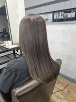カットウェルズ ラブコオリヤマ 郡山店(Cut Well's Love Koriyama) ダークパープル/ナチュラルショート/ミルクブラウン/夏/郡山