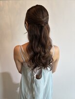 ヘアセット専門サロン by OKINAWA WATABE WEDDING 那覇店&nbsp;ハーフアップ