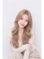 キャロル(CAROL)&nbsp;ミルクティーベージュ×韓国レイヤーロング