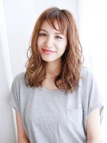 ナル 白山神社参道通り店(nalu)&nbsp;ウェットな質感の細巻きウェーブカール