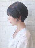 【松戸 駅近】ナチュラルシースルーバング×ミニボブ