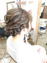 ロカット サロン(Roquat Salon)&nbsp;ミディアムアップアレンジ【ヘアアレンジ　立川/立川南/八王子】