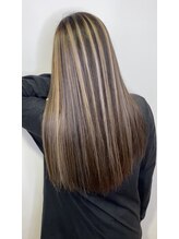 グルック ヘアリラクゼーション 玉出店(Gluck Hair Relaxation)&nbsp;ホワイトベージュハイライト