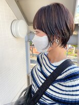 オーシャン(Ocean)&nbsp;20代30代40代大人可愛い白髪ぼかしハイライトくびれショート