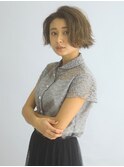 透明感ショートボブ/外ハネボブ［御影/御影駅/阪神御影駅］
