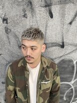 メリケンバーバーショップ フクオカ(MERICAN BARBERSHOP FUK)&nbsp;ハイトーンクロップツーブロックマッシュ