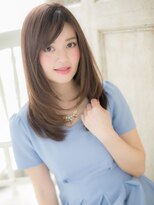 モッズ ヘア 福岡姪浜店(mod's hair) mod's姪浜/アースカラー斜めバングうる艶髪前下がりレイヤーg