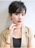 ベリーショート/大人ショート/大人可愛い/前髪/銀座