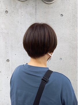 ロペヘアリッシェル(LOPE hair Richel) 【LOPEhair Richel/オーハシ】マッシュショート×くすみベージュ