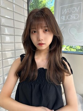 リリー(Lilley) 【lilley 稲永麻衣】韓国ヘア+顔周りカット+くびれヘア天神/今泉