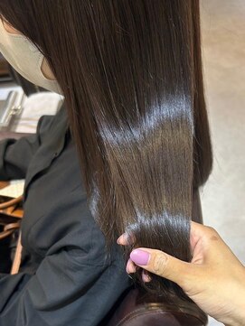 アビント バイ レシッド 武蔵小杉(abinto by rcid) トリートメントでなめらか質感