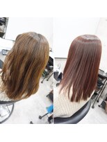 ヘアテリア リュウ 大塚(hair teria ryu) 縮毛矯正/髪質改善/表面縮毛矯正/艶カラー