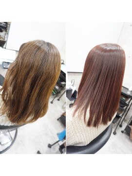 ヘアテリア リュウ 大塚(hair teria ryu) 縮毛矯正/髪質改善/表面縮毛矯正/艶カラー
