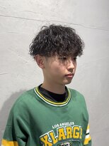 ガオプロデュースバイレボ(gao produced by revo)&nbsp;【曽我尾真生】波巻きパーマ/メンズパーマ/マッシュパーマ