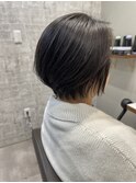 まとまりボブヘア