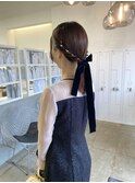 結婚式お呼ばれヘアセット