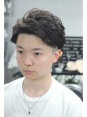 ショートマッシュ×フェザーパーマ/20代30代40代