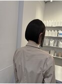 切りっぱなしボブ
