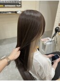 ミルクティーインナーカラー