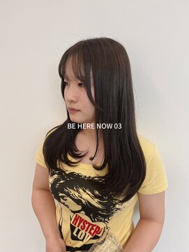 ビーヒアナウ N゜03 金沢駅西店(BE HERE NOW) 【韓国ヘア/レイヤーカット/オリーブベージュ】